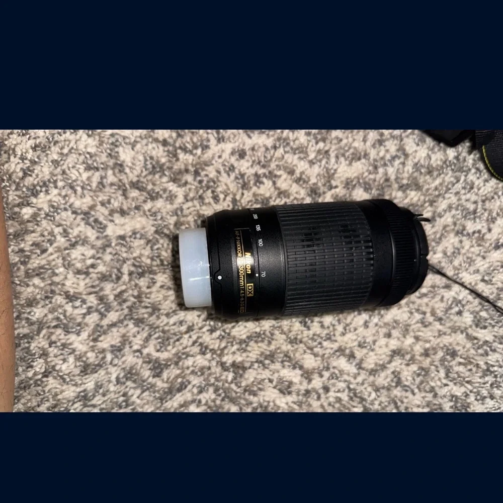 Nikon Black DSLR Camera with Lens Set